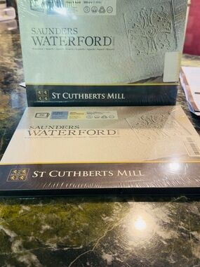 Saunders Waterford St Cuthberts Mill Watercolor Paper Pack - 20 sheets, 9x12